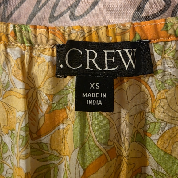 J Crew Floral Yellow Dress - Picture 3 of 6